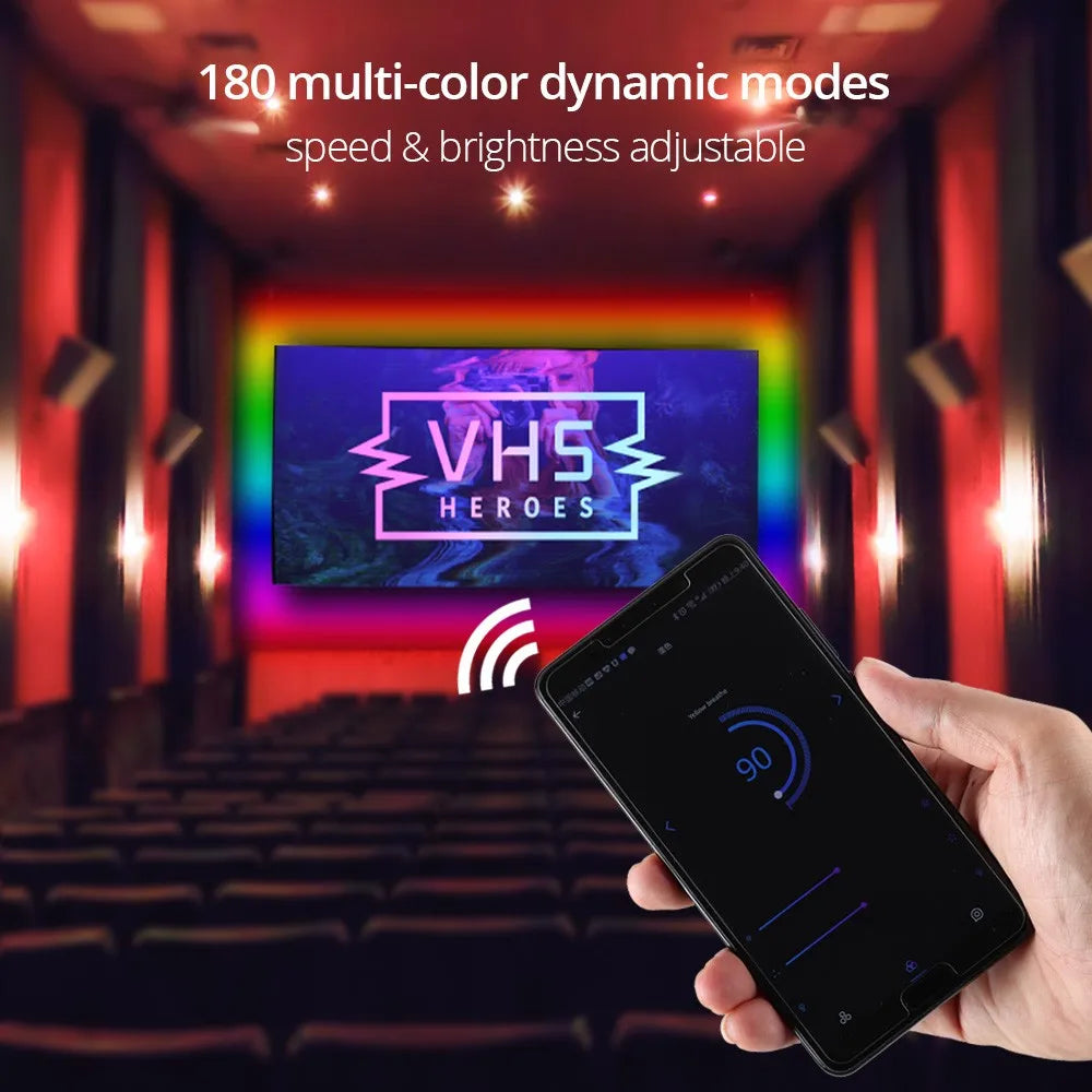 SP108E Wifi SPI Pixel LED Controller DC5-24V for WS2812B WS2811 WS2815 Addressable Pixel LED Strip Lights Max 2048 Pixels