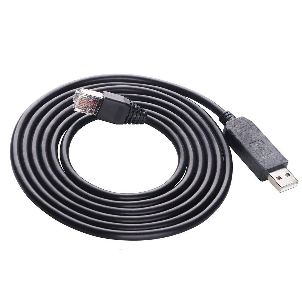 Industrial Grade Original FTDI FT232RL USB to RJ45 RS232 Serial Console Debug Cable for Pylontech Li-ion Battery BMS to PC