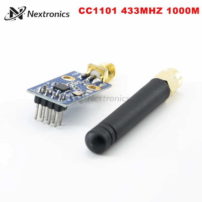 1/3/5/10PCS CC1101 Wireless Module with SMA Antenna Wireless Transceiver Module 315/433/868/915MHz for Arduino