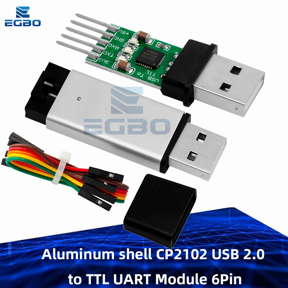 1~10PCS CP2102 USB 2.0 to TTL UART Module 5Pin Serial Converter STC Replace FT232 Module Support 5V/3.3V