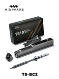 Original TS101 Soldering Iron 65W Mini Portable Adjustable Temperature LCD New Upgrade TS100 with Soldering Iron Tip Set