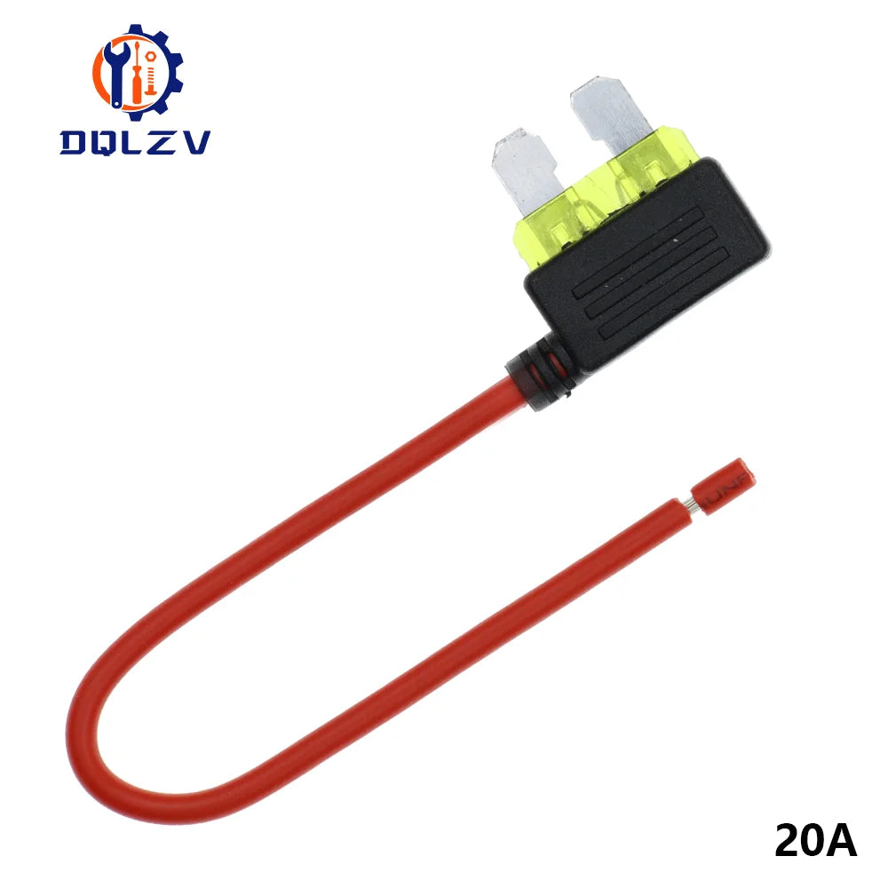 12V 5A 10A 15A 20A Car Fuse Holder Add-a-circuit TAP Adapter Micro Standard ATM APM Blade MINI Medium Simple Safety Device