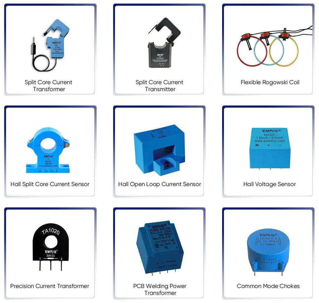 YHDC SCT024TS Input 50A/100A/150A/200A/250A/300A/400A Sensor Output 1A/5A Accuracy 0.5%/1% Split Core Current Transformer