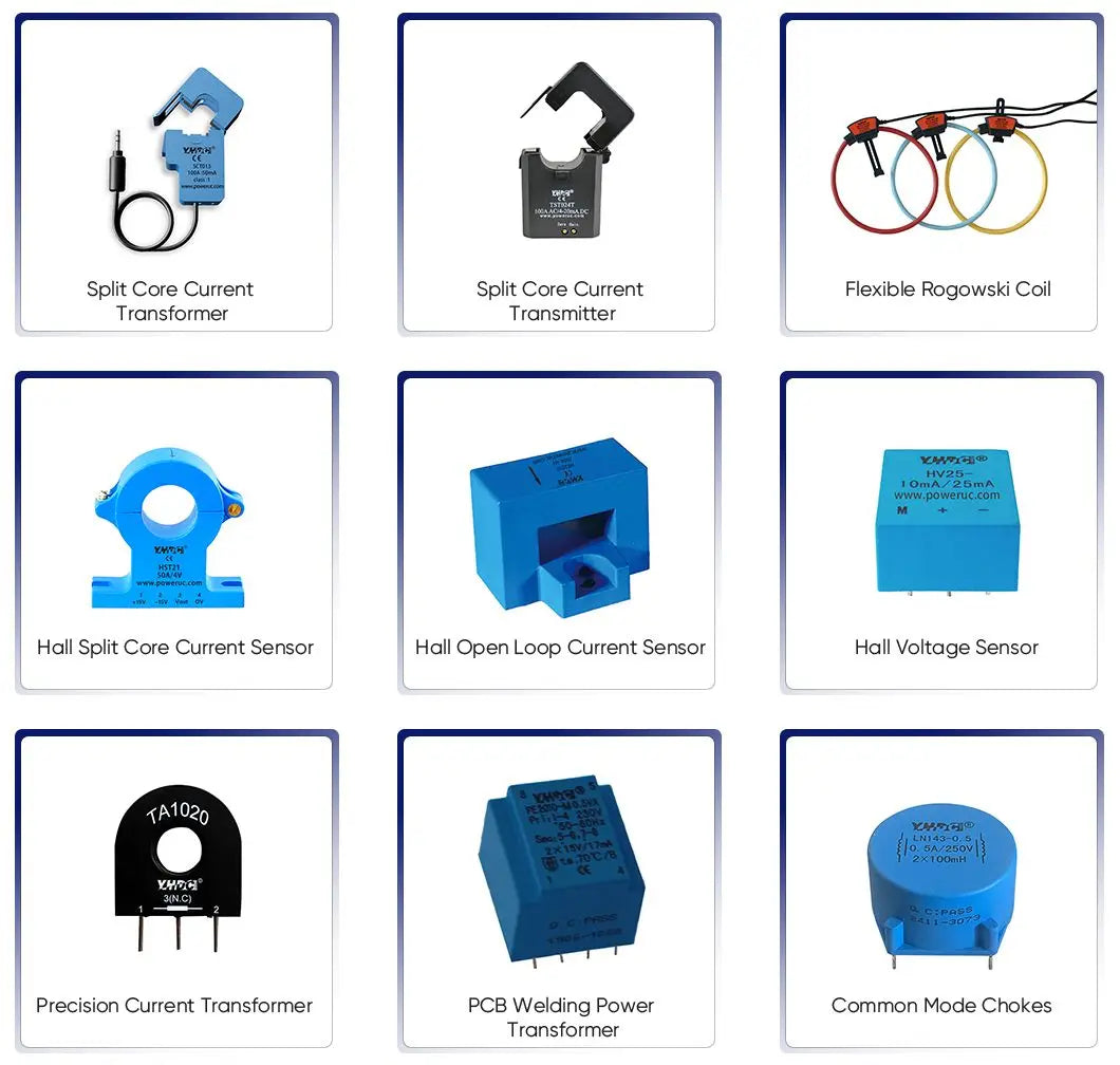 YHDC SCT036TS Input 100A/200A/300A/400A/500A/600A Output 50mA/0.1A Accuracy 0.5%Split Core Current Sensor AC Current Transformer