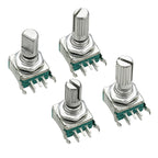 5PCS EC11 Rotary Encoder 5‑Pins Rotary Code Switch With Push Button 15mm / 20mm Half‑shaft Plum‑shaft