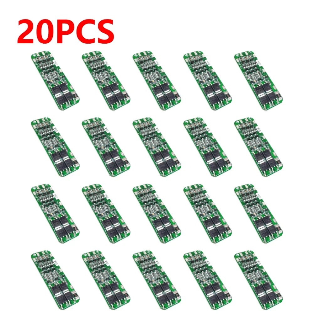 10-100pcs 3S 20A Li-ion Lithium Battery 18650 Charger PCB BMS Protection Board For Drill Motor 12.6V Lipo Cell Module 59x20x4mm