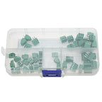 50PCS Efficient Connections with KF128 2.54mm 2P/3P/4P PCB Mount Screw Terminal Box Kit