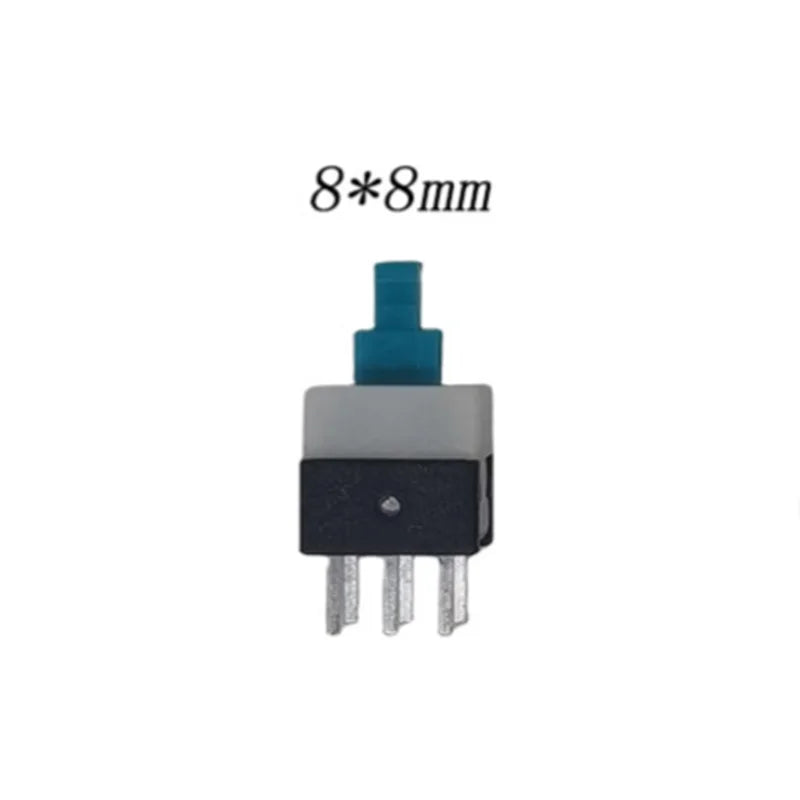 10PCS/LOT 5.8x5.8 7x7 8x8 8.5x8.5mm Self Locking / UNlock Push Tactile Power Micro Switch 6 Pin Button Switches