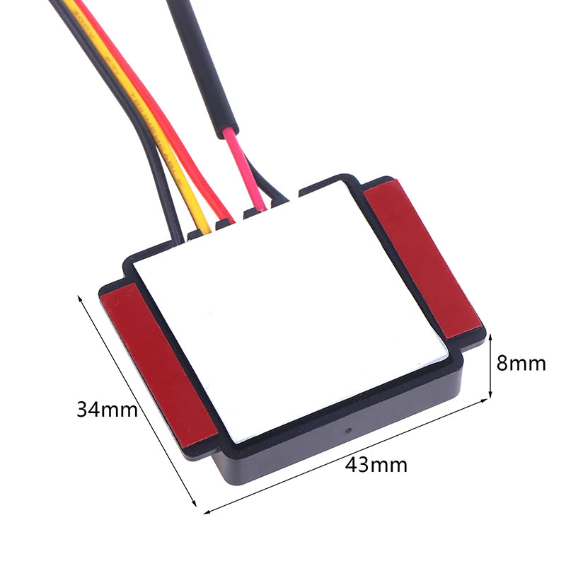 For Led Light Headlight Monochromatic Three Color Infinite Dimming DC 12-24V Bathroom Mirror Touch Induction Switch Sensor