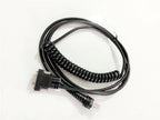2pcs BarCode Scanner RS232 Cable Coiled Spiral 5M(17feet) For HHP 1900g,1300g,1400g,1200g,1250g, DB9 Serial RS232 Interface