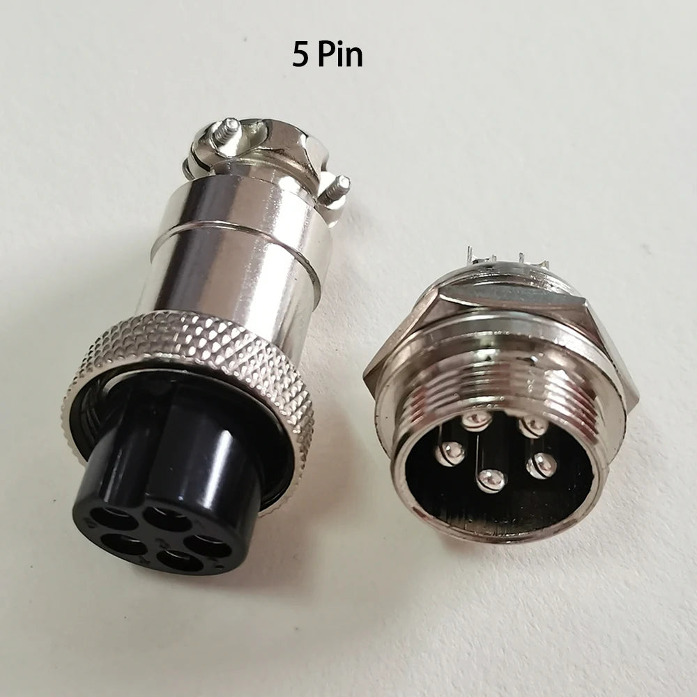 1 Set GX20 15x43mm 19mm M19 2 3 4 5 6 7 8 9 10 12 Pin Male Female Docking Aviation Plug Waterproof Circular GX Aviator Connector
