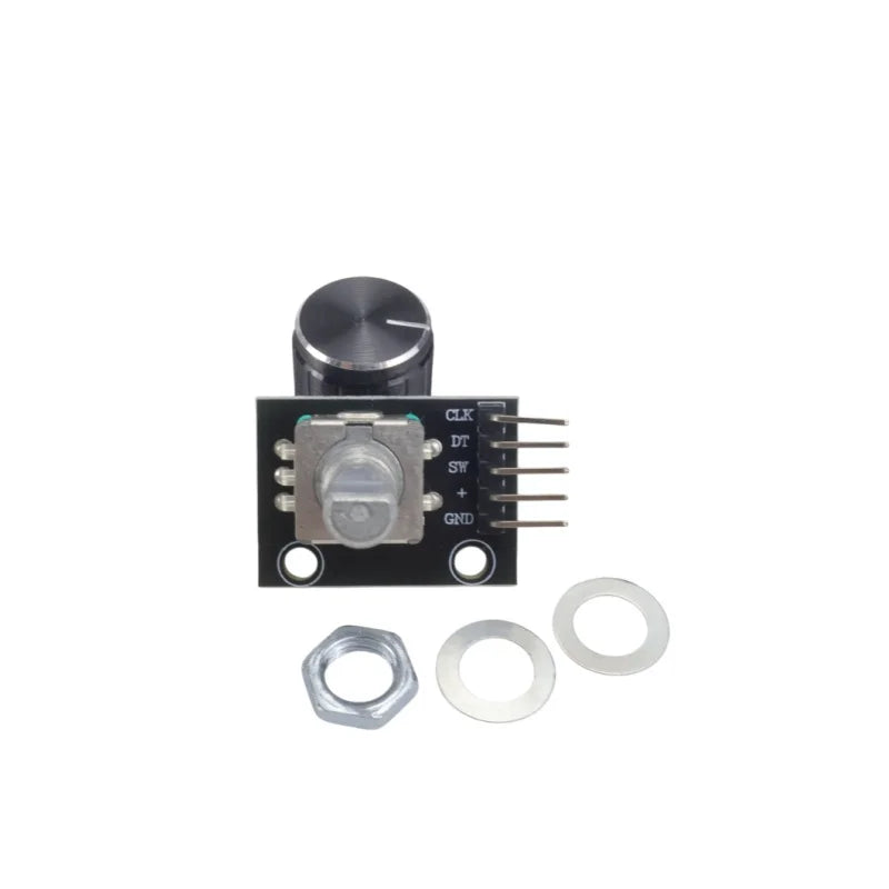 1 to 8 PCS KY-040 360 Degrees Rotary Encoder Module with Knob Cap 5V Brick Sensor Switch Development Board Module for R3 Board
