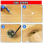 Iron Plate Nut Three-hole Flange Nuts M6 M8 M10 Coupling Thread Furniture Fastener Lock Sofa Furniture Accessory Fastener T Nuts