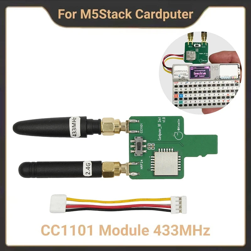 For Cardputer CC1101 433MHz 2-in-1 Module Firmware Adaptation