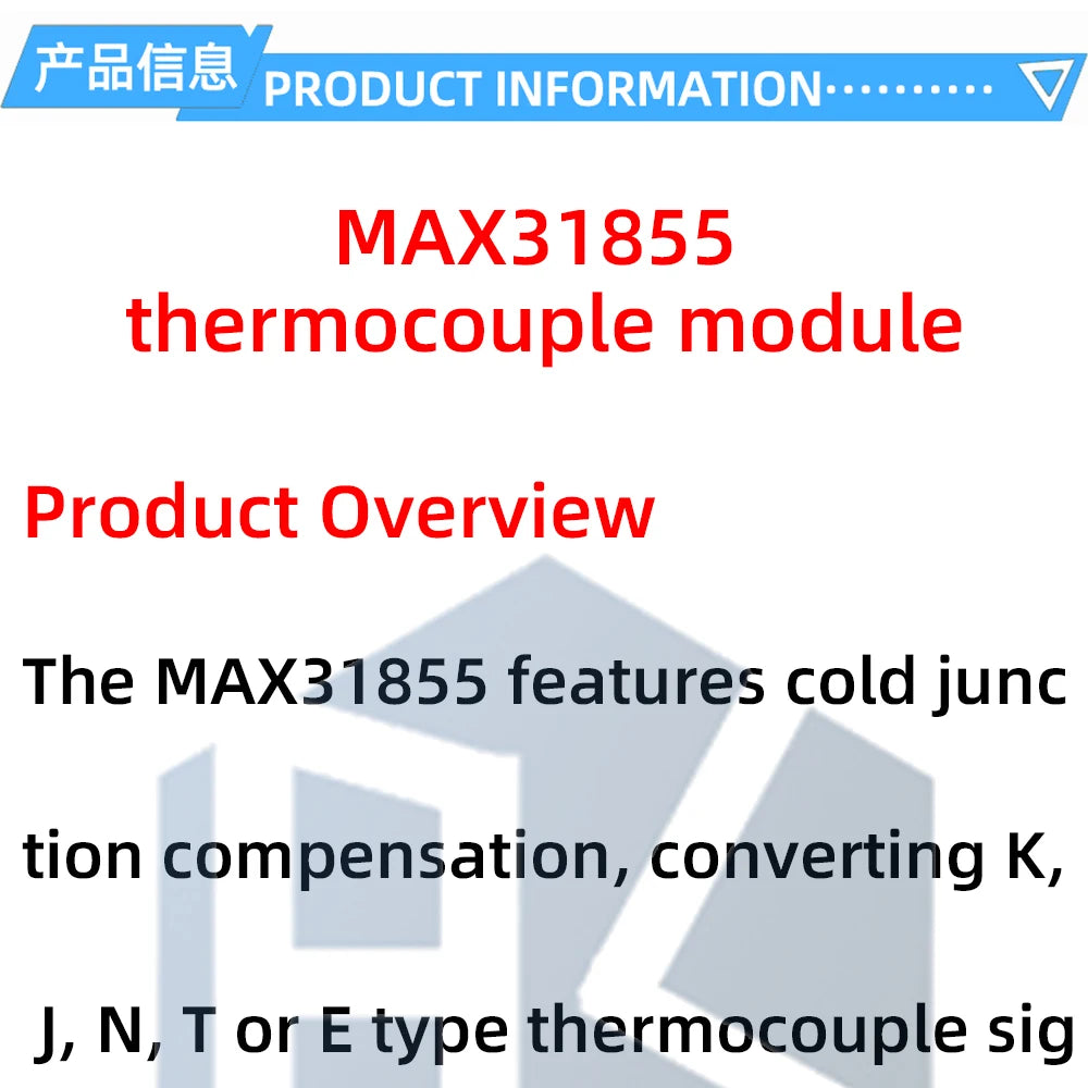 MAX31855 max6675 K-Type Thermocouple Board: 3V-5V Temperature Sensing Breakout Module for Arduino-Compatible