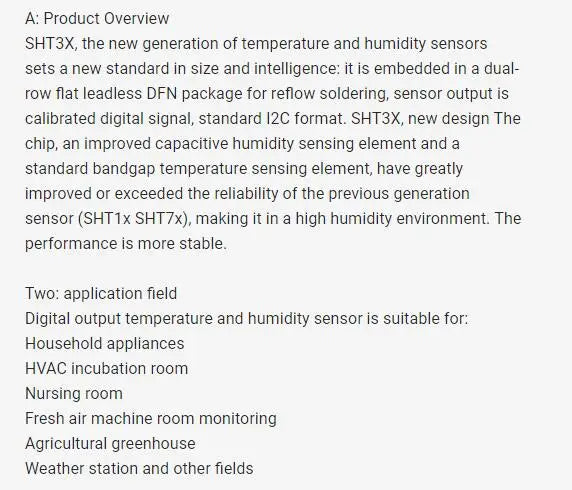 OEM Cable Length Temperature and Humidity Sensor SHT20 SHT21 SHT30 SHT31 BME280 Digital probe High Temperature Waterproof