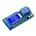 1PCS 6-30V Micro USB Digital LCD Display Time Delay Relay Module Control Timer Switch Trigger Cycle Module XY-LJ02
