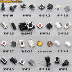 10PCS Tactile Push Button Switch Car Remote Control Keys Button Touch Micro Switch Momentary SMD DIP 2*4 3*6 4*4 6*6