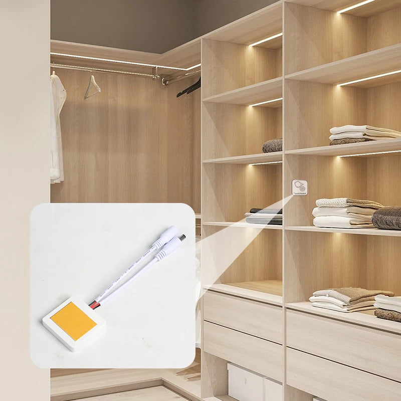 Ultra-thin Penetrating Wood, Marble, Ceramic, Touch-Sensitive Switch 12V 5A 60W LED Touch-Sensor with Stepless Dimming Function
