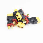 5Pcs Adapter XT60 To XT30 XT90 EC5 TRX T Female To Male Plug Deans Connectors Plug RC Helicopter Quadcopter Lipo Battery Control