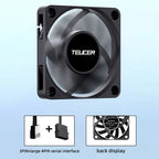 TEUCER UT-60 Slim 60mm PC Case Fan 3500RPM High Airflow CPU Cooler 6/7CM Ultra-thin Cooling Fan