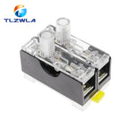 6X30mm 220V Glass Fuse Holder FS-101 FS102 FS103 Din Rail Mount Single Pole 6*30 Fuse Casing 0.5A ~ 30A