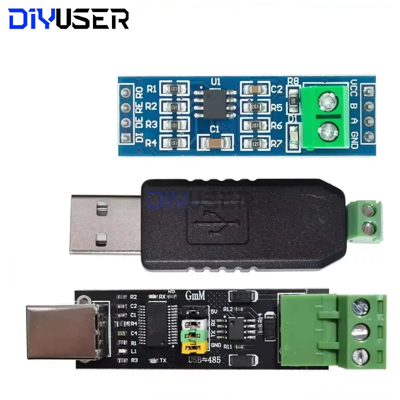 DIYUSER USB 2.0 to TTL RS485 Serial Converter Adapter FTDI FT232RL double function protection TTL turn RS - 485 MAX485 module