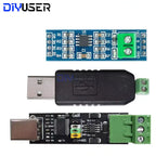 DIYUSER USB 2.0 to TTL RS485 Serial Converter Adapter FTDI FT232RL double function protection TTL turn RS - 485 MAX485 module