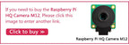 Raspberry Pi High Quality HQ Camera Module 12.3MP IMX477 sensor support for C- and CS-mount lenses