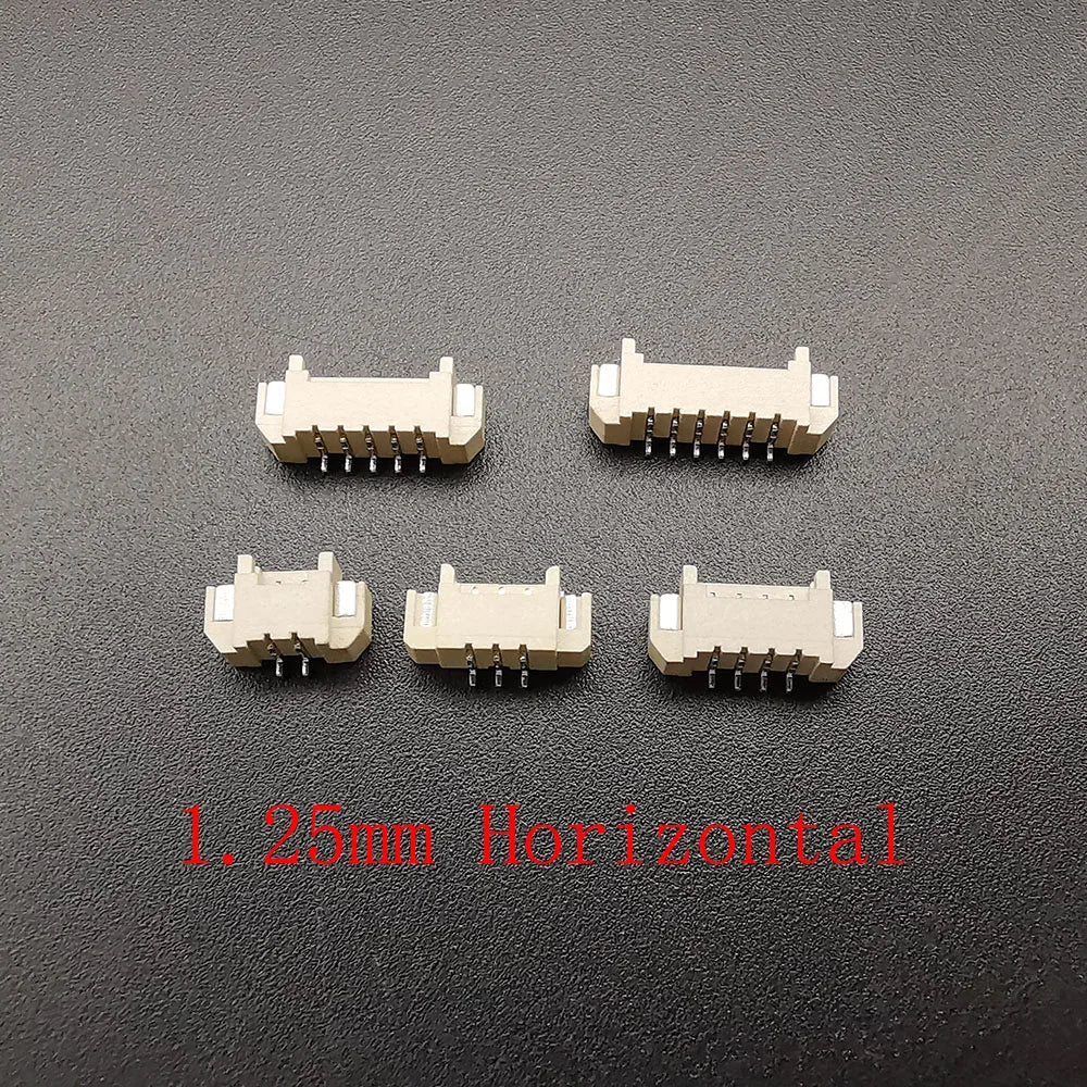 10Pcs JST XH 2.54/PH 2.0/ZH 1.5/1.25mm / SH 1.0mm Pitch Male Plug Pin Header Socket Horizontal/Vertical SMD Connector 2/3/4/5/6P