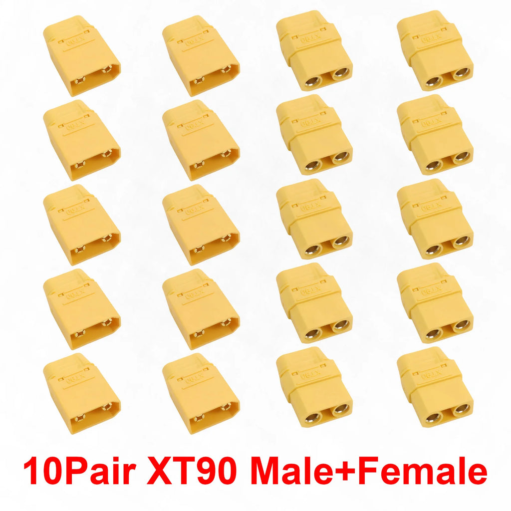 XT90 Male Female Connector Plug Welding Terminal Plugs for RC Lipo Battery Drone Boat Airplane Wire Cable Connectors Adapter