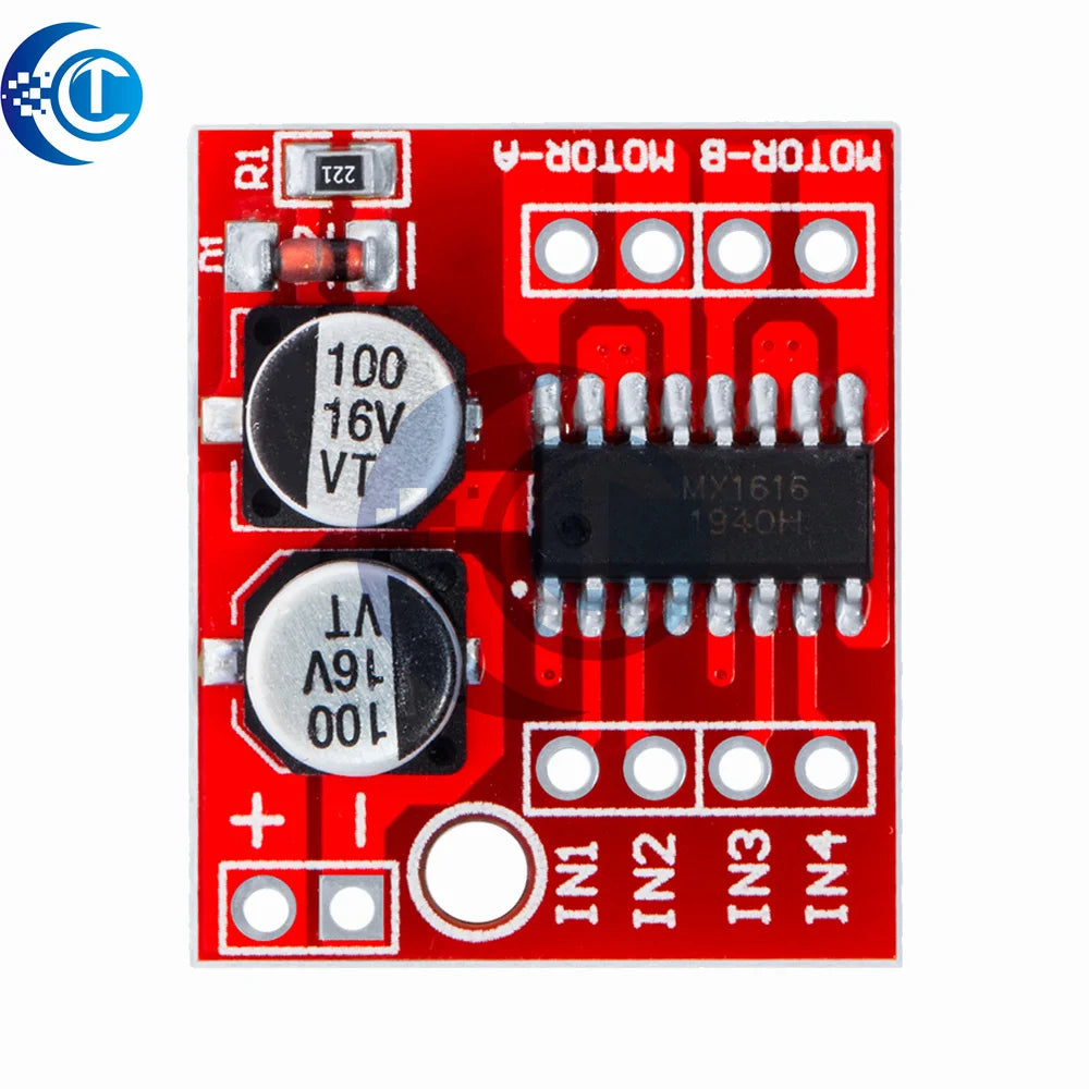L298N Dual H-Bridge Motor Driver Module - PWM Speed Control & Direction Reversal for DC Motors (5V-35V)