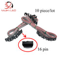 Flat Ribbon Data Cables 16pin for LED Display Receiving Card Connection Pure Copper Signal 20cm 40cm 60cm 80cm 100cm Length