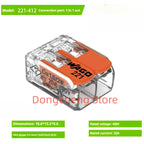 Wago wiring terminal 221-412 221-412 221-413 221-415 221-612 221-613 221-615 221-2411 Original  Wiring connector 20PCS/LOT