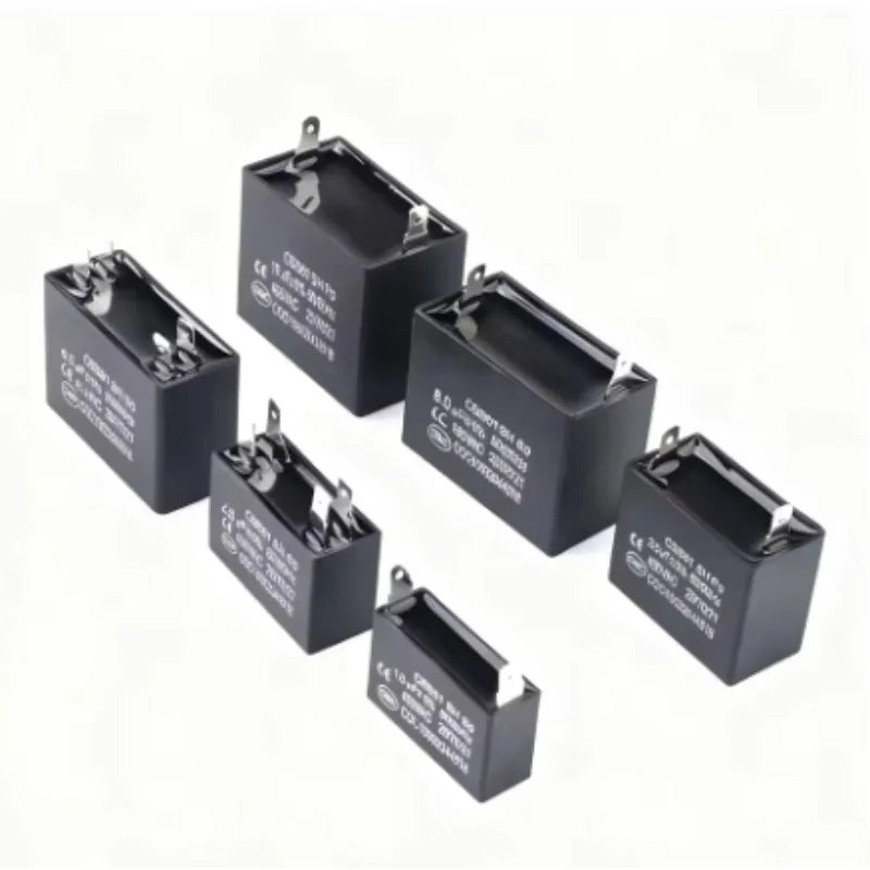 CBB61 Fan Air Conditioner Starting Capacitor 450V 1/1.2/1.5/2/2.5/3/3.5/4/4.5/5/6/7/8/10/12UF Ceiling Fan Hood Motor Capacitor
