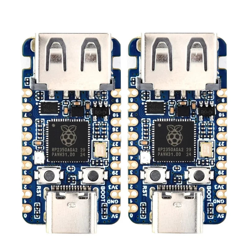 Waveshare RP2350 USB A Development Board Raspberry Pi Pico 2 USB Type-A/C 2.0/1.1 Transmission RP2350 Zero