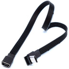 0.1M0.2M0.5M1M mini USB female to micro revolving connector, dash cam adapter cable, T-shaped port to Android navigation extensi