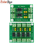 EstarDyn 2/4 Ch PC817 Photoelectric Isolator Board, DC 3.6-30V Optocoupler Module for Raspberry Pi