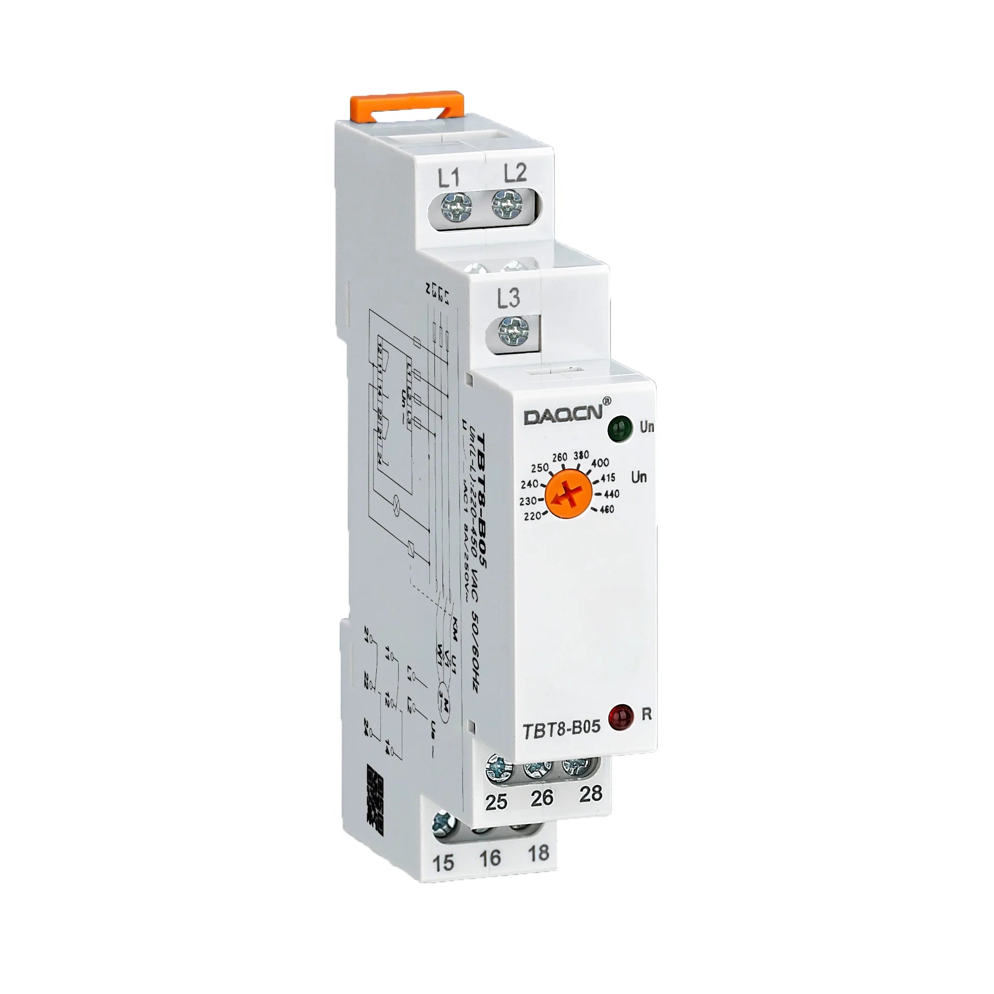 New TBT8 three phase motor protector 3 Phase failure Phase Sequence Voltage Monitoring Relay Voltage Sensing Protection Relay