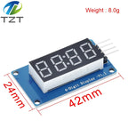 TM1637 LED Display Module For Arduino 7 Segment 4 Bits 0.36 Inch Clock RED Anode Digital Tube Four Serial Driver Board Pack
