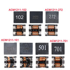 10Pcs/5pcs ACM7060 ACM4520 ACM9070 ACM1211 101 102 501 152 231 301 381 401 701 901 222 202 SMD Chip Common Mode Inductor Filter