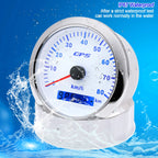 60/120/200KMH 85MM GPS Speedometer Gauge 7 Color Light with GPS Antenna Waterproof Motorcycle Boat Car Truck Speed Gauge Meter