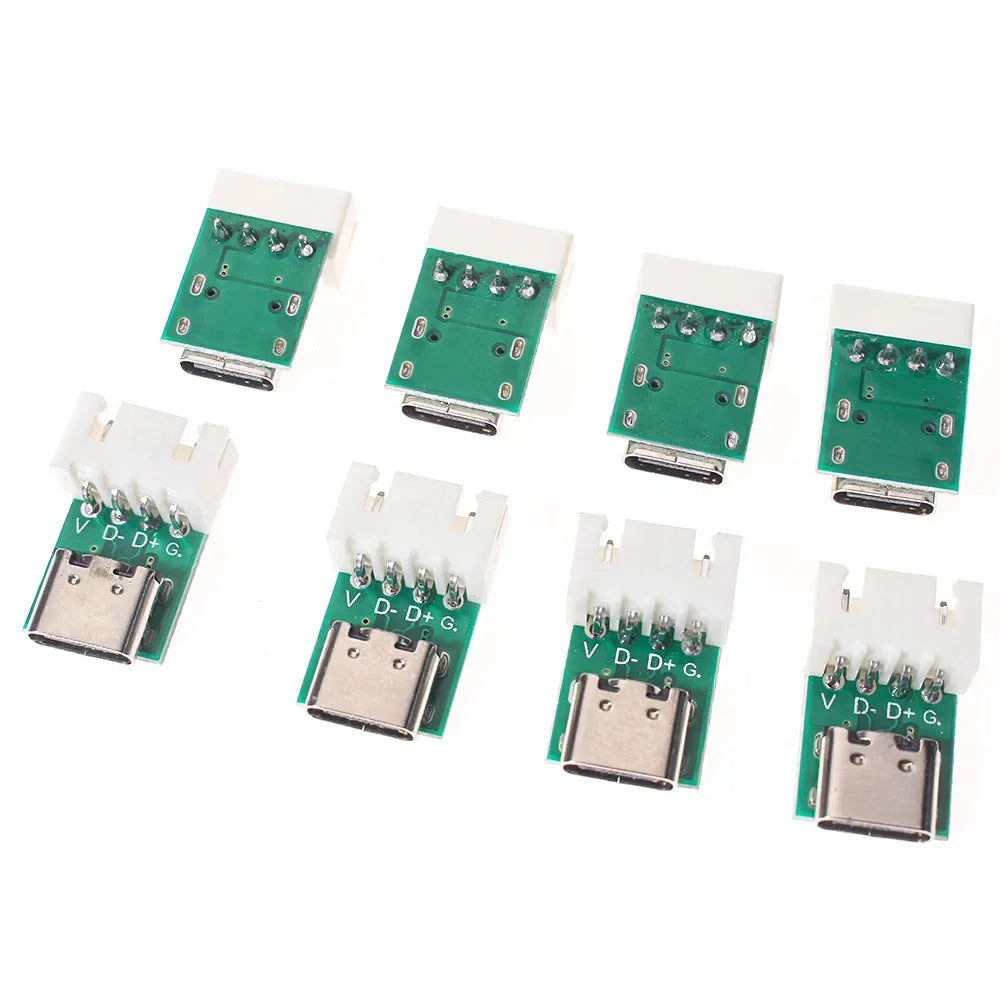 10PCS TYPE-C DIY USB PCB board double-sided USB3.1 16P PCB electronic Test board