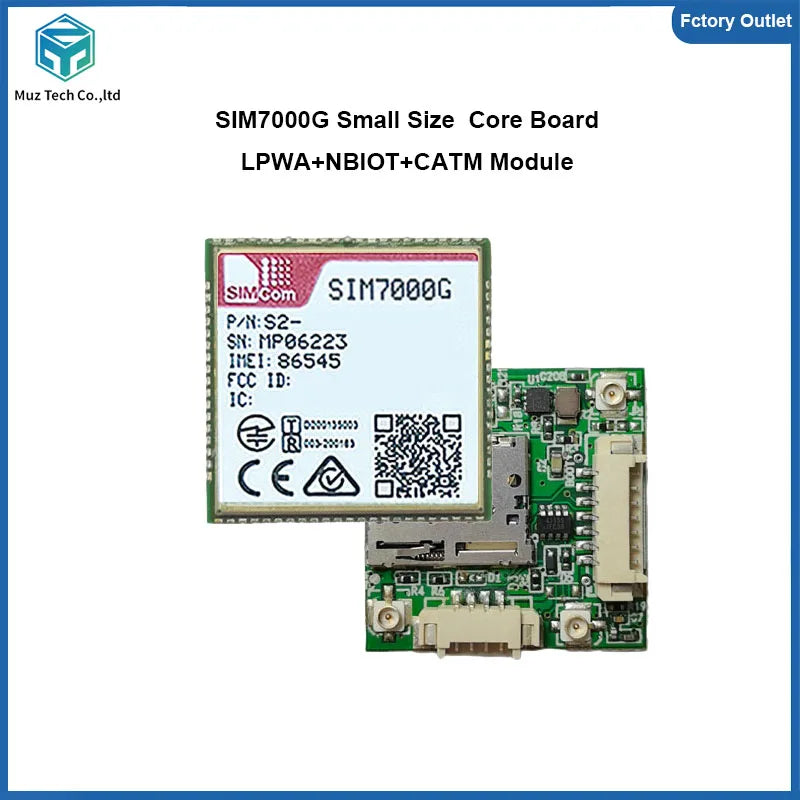 SIMcom SIM7000G mini Core Board Development Board LPWA Module GSM+NBIOT+CATM Module Modem Global Band SIM7000