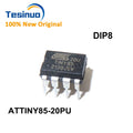 2~5pieces New Original ATTINY85-20PU DIP8 20MHz AVR Microcontroller Integrated Circuit For DIY Project Fast Shipping Hot Sale