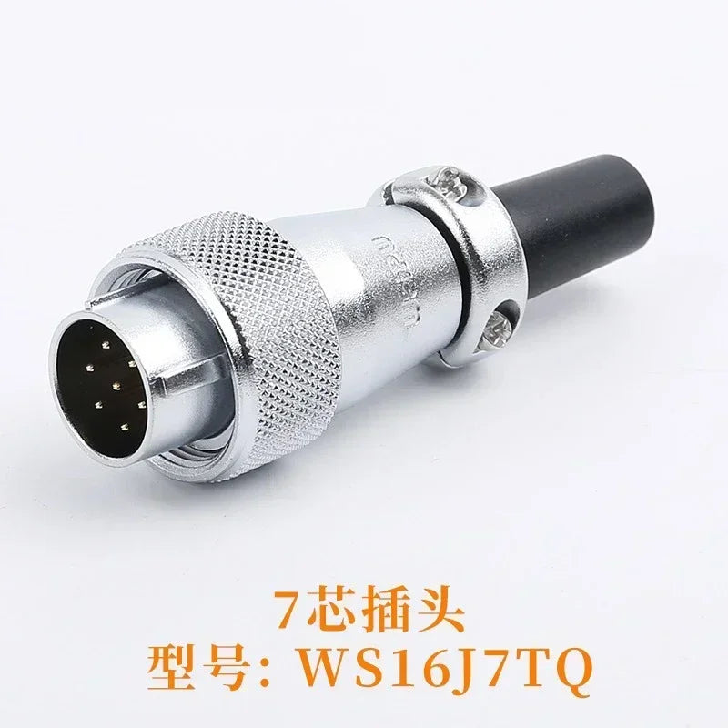 WEIPU WS16 TQ Male Plug 2pin 3pin 4Pin 5Pin 7Pin 9Pin 10Pin Signal Adapter Power Circular Connector Waterproof IP65 M16