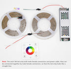 WS2811 COB RGBIC LED Strip DC24V 5M 10M 20M 30M RGB IC Horse Running Water Flowing Lights Tape Diode Ribbon Room Decoration Lamp