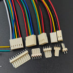 5sets KF2510 Wire Cable Connector 2/3/4/5/6/7/8/10P 2.54mm Pitch Single Head 22AWG 24AWG 26AWG with Pin Head Socket
