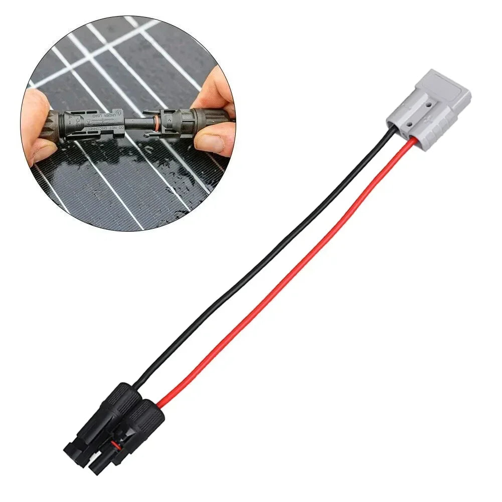 50 AMP For Anderson Plug Connector To Solar Panel Cable Y Adaptor Connector 30cm 12AWG  Male And Female Connectors Parts