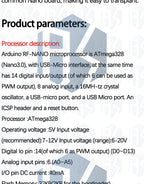 1PCS RF-Nano Nano V3.0, Micro USB Nano Board ATmega328P QFN32 5V 16M CH340, Integrate NRF24l01+2.4G wireless for Arduino